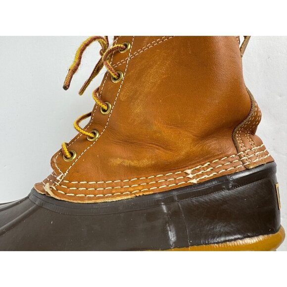 L.L. Bean Maine Hunting Shoe Boots Waterproof Outdoors Leather Women 8 USA - Picture 6 of 14